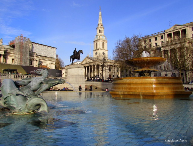 Cosa vedere a Londra in 5 giorni, la National Gallery a Trafalgar Square.