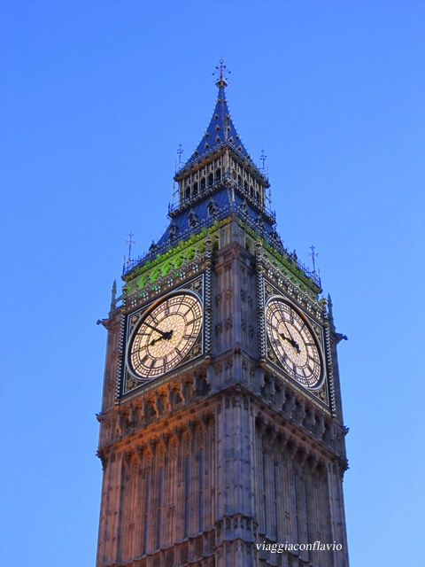 Cosa vedere a Londra in 5 giorni. Torre dell'Orologio del Palazzo di Westminster. Big Ben.