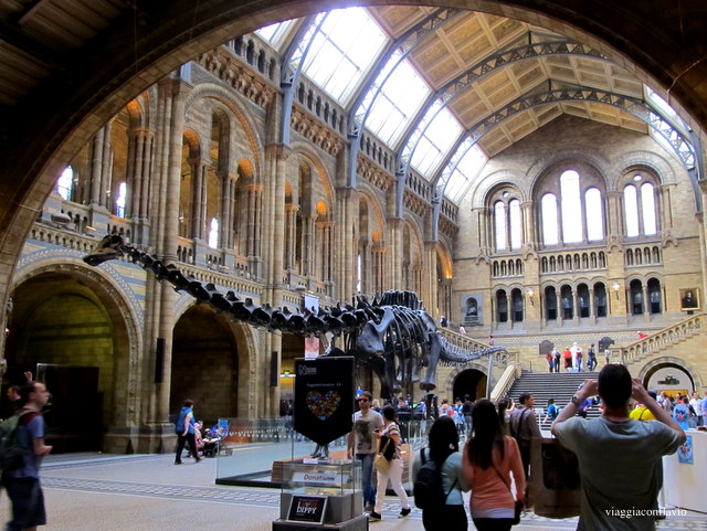 Visitare Londra in 5 giorni. Museo di Storia Naturale.