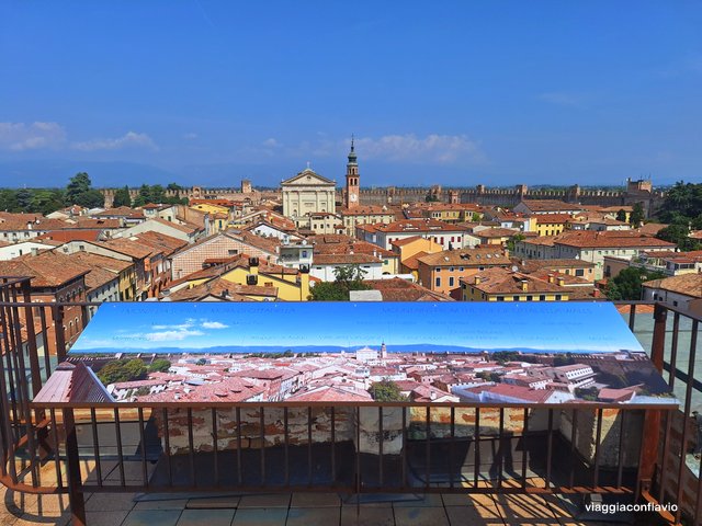 Cosa vedere a Cittadella in un giorno. Terrazza panoramica Torre di Malta.