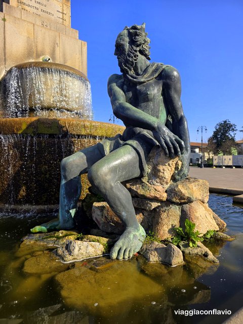 Cosa vedere a Noventa Vicentina. Monumento ai caduti della Prima Guerra Mondiale.