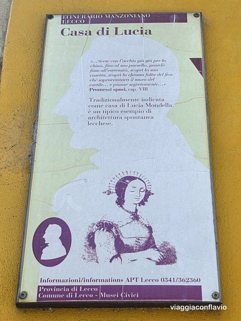 I luoghi dei Promessi Sposi: itinerario a Lecco sulle tracce di Renzo e Lucia. Presunta Casa di Lucia Mondella.
